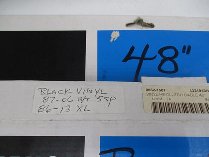 Harley Davidson Drag Specialties NOS Black Vinyl 48" Clutch Cable 0652