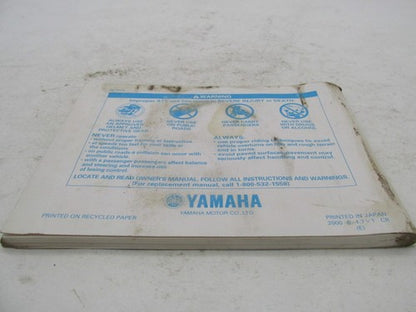 Yamaha Official Factory YFM660RN Raptor Owner's Manual LIT-11626-14-21