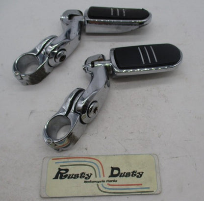 Harley Davidson Pair of Streamliner Highway Pegs with Engine Guard Cla