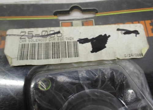 Custom Chrome Harley Davidson Chrome Solenoid Cover w/ Mounting Hardwa