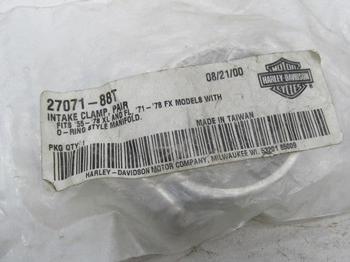 Harley-Davidson Genuine NOS Chrome Intake Clamp 27071-88T