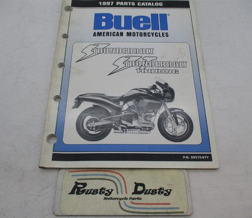 Harley Buell Official Factory 1997 Thunderbolt Parts Catalog 99570-97Y