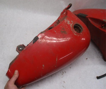 Harley Davidson Shovelhead Softail 5 Gallon Split Bob Red Gas Fuel Tan