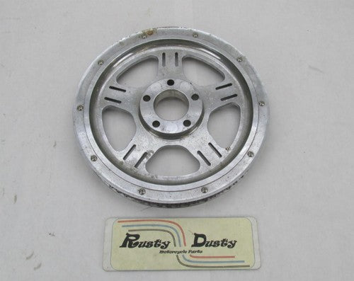 Harley Davidson Lightning Star Chrome Billet 70T Drive Belt Sprocket 1