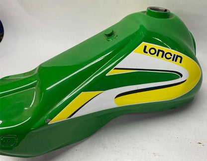 Brand New Loncin Green White Yellow Fuel Gas Tank