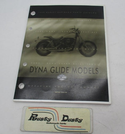 Harley Davidson Official Factory 1999 Dyna Model Parts Catalog 99439-9
