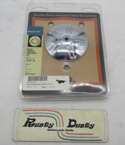 Harley Davidson Genuine NOS Multi Fit Billet Starter End Cover Kit 317