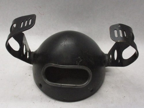 Harley Black Headlight Bucket 6" with Mounting Bracket Custom Chopper