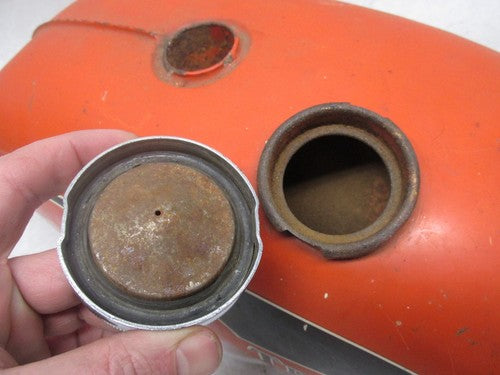 Original Paint 1971 Triumph 250 T25T Trailblazer T470 Gas Tank & Front