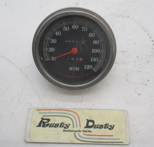 Harley Davidson Nippon Seiki Shovelhead Japan Speedometer Speedo 0-120