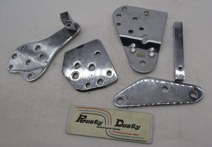Mixed Lot of Harley Davidson Chrome Foot Peg Highway Peg Control Brack