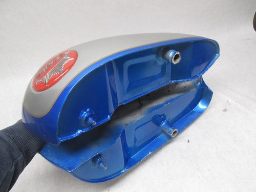 Original Repainted BSA Blue Silver Catalina Gas Fuel Tank Gold Star w/