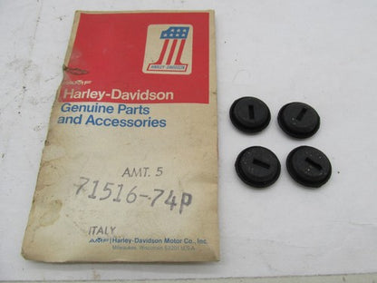 Lot of 4 Harley Genuine Aermacchi Ignition Switch Retaining Nut Seals
