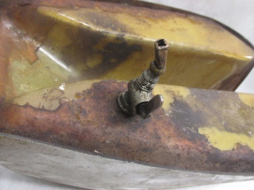 Vintage ARHMA Racing Cafe Racer Fiber Glass Gas Fuel Tank Silver Spark