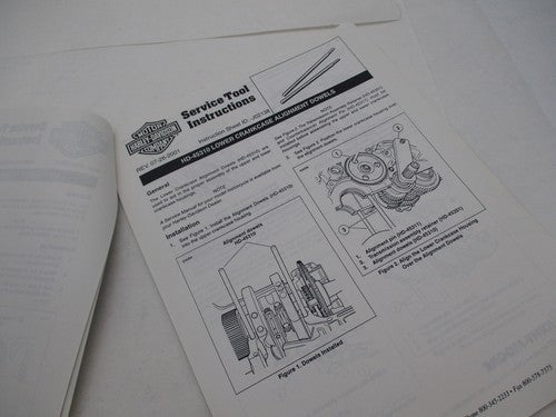 Harley Davidson Literature Pack HD-45641 Service Tool Instructions