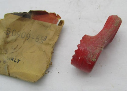 Harley-Davidson Genuine NOS Aermacchi Red Foot Peg Mount Bracket 50909