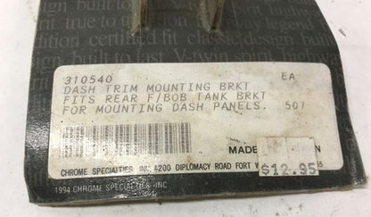310540 Chrome Specialties Bob Tank Dash Trim Mounting Bracket