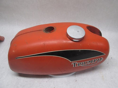 Original Paint 1971 Triumph 250 T25T Trailblazer T470 Gas Tank & Front
