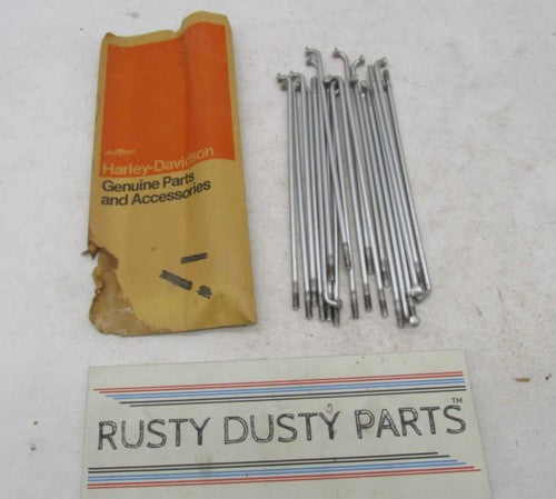 Lot of 20 Harley-Davidson Aermacchi Genuine NOS Wheel Spokes 43023-64P