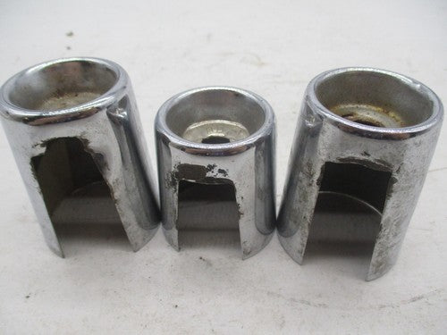 Mixed lot of 3 Harley Davidson Chrome Shock Tower Stud Covers Caps Mul