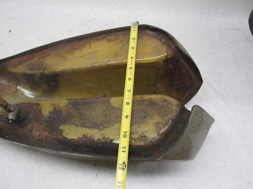 Vintage ARHMA Racing Cafe Racer Fiber Glass Gas Fuel Tank Silver Spark