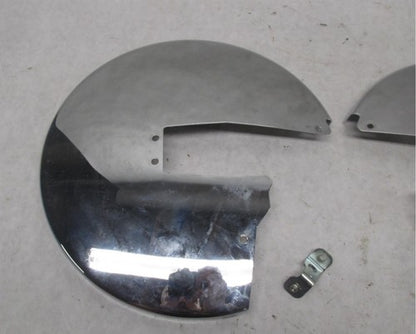 Pair of Harley-Davidson Touring Electra Glide Chrome Rotor Covers 4306
