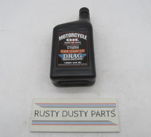 Drag Specialties Harley Dyna V-Twin Motorcycle SAE Oil 20W-50 1 Quart