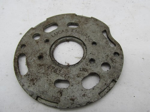 Vintage Triumph BSA Norton Lucas Auto Advance Ignition Points Plate 47632F
