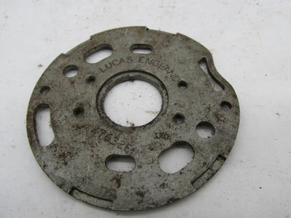 Vintage Triumph BSA Norton Lucas Auto Advance Ignition Points Plate 47632F