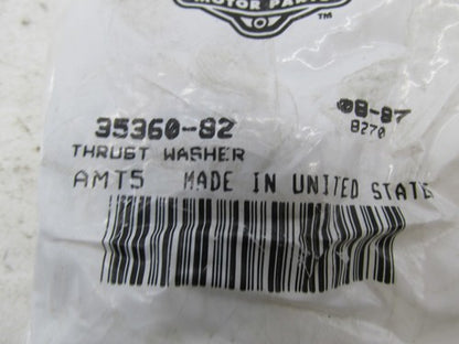 Lot of 4 Harley Davidson Genuine NOS Mainshaft Thrust Washers 35360-82