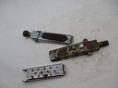 Lot of 3 Harley Davidson Chopper Flat Style Foot Pegs Foot Rests