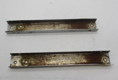 Harley Shovelhead Chrome Fender Strut Covers 11-3/8"x1-3/8" Luggage Ra