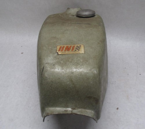 Vintage ARHMA Racing Cafe Racer Fiber Glass Gas Fuel Tank Silver Spark