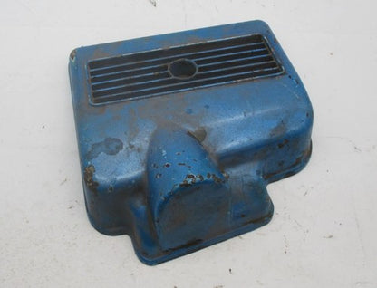 Genuine BSA Blue Air Filter Cover 83-2751 LH Twin Carb Metal Ribbed