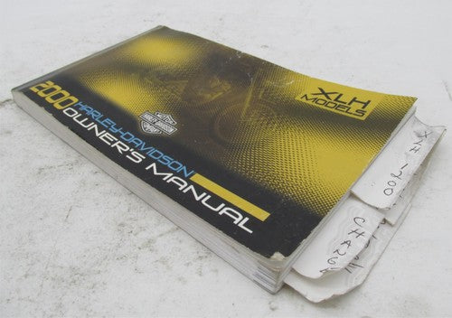 Harley-Davidson Official Factory 2000 XLH Owner's Manual Book 99468-00A