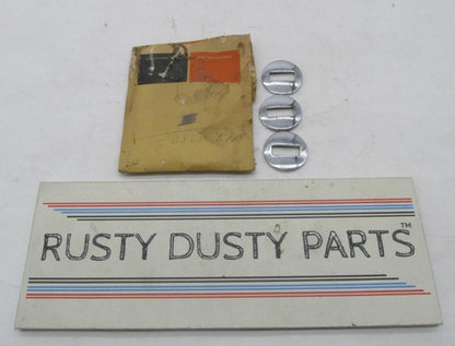 Lot of 3 Harley-Davidson Genuine NOS Aermacchi Footrest Plates 50805-6