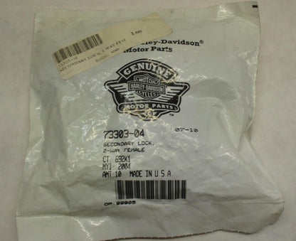 Lot of (10) Harley Davidson Genuine NOS 2-Way Female Secondary Lock 73