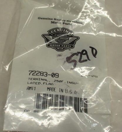 Lot of (3) Harley Davidson Genuine NOS Insulated Flag Terminals 72283-