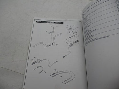 Harley Buell Official Factory 1997 Thunderbolt Parts Catalog 99570-97Y