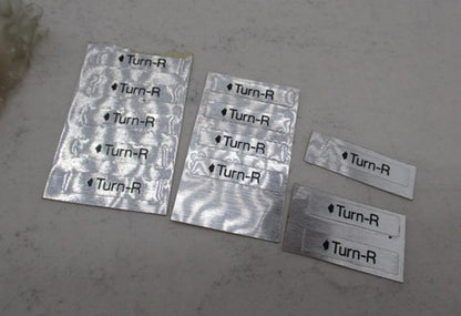 Lot of 12 Harley Davidson Genuine NOS Switch Label “Turn-R” 46904-