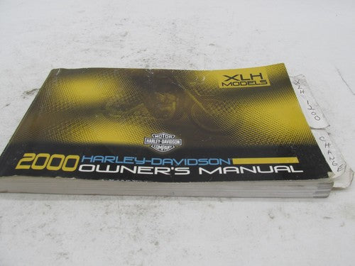 Harley-Davidson Official Factory 2000 XLH Owner's Manual Book 99468-00A