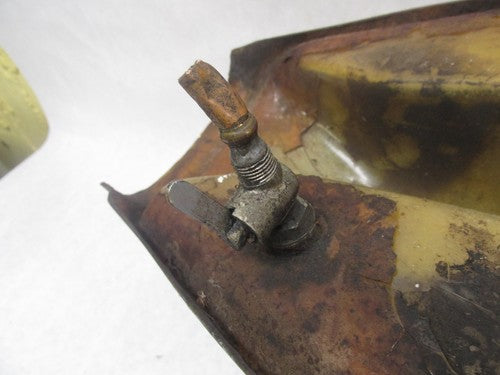 Vintage ARHMA Racing Cafe Racer Fiber Glass Gas Fuel Tank Silver Spark