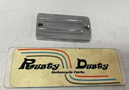 Harley Davidson Chrome Slotted Cylinder Front Brake Clutch Master Cove