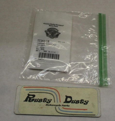 Lot of (7) Harley Davidson Genuine NOS Terminal Sockets 22AWG/Gold 723