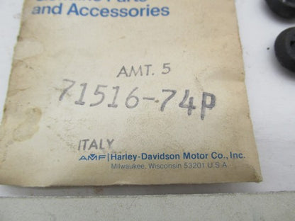 Lot of 4 Harley Genuine Aermacchi Ignition Switch Retaining Nut Seals