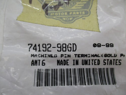 Harley Davidson Genuine NOS Gold Machined Terminal Pin 74192-98GD