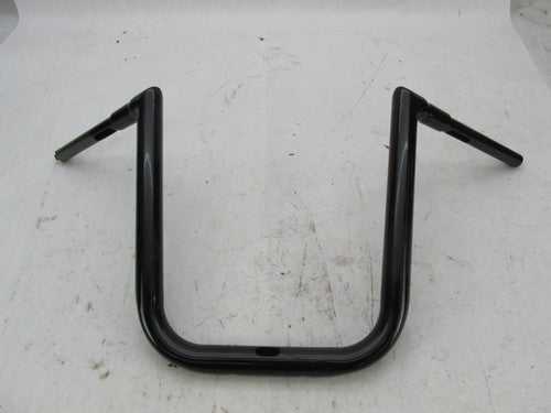 Set of Harley Davidson 17" Rise Touring 1.25" Black Ape Hangers Handle