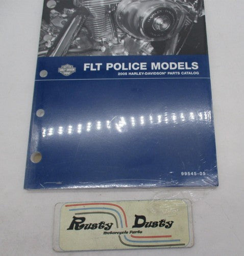 Harley Davidson Official Factory 2005 FLT Police Parts Catalog 99545-0