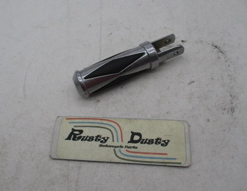 Harley Davidson Softail Dyna Chrome Diamond Round Foot Peg Female End