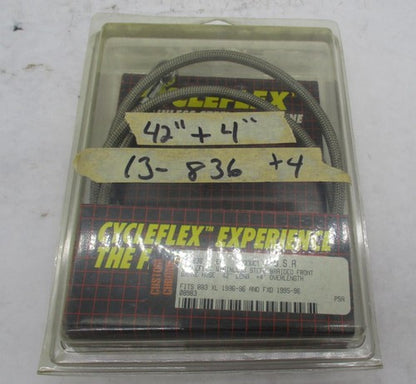 Harley 883 XL FXD Cycleflex Stainless Steel Braided Front Brake Hose 4